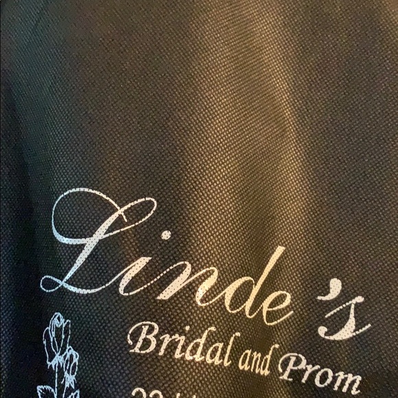 Red ruby mermaid gown prom dress - Picture 6 of 7